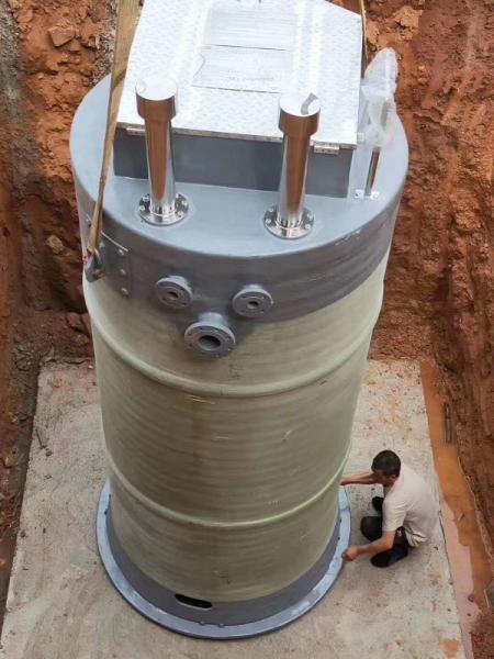 克拉玛依峨眉山一体化提升泵安装
